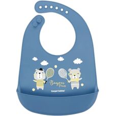 Canpol babies Bonjour Paris Lätzchen - Blau - Baby Lätzchen