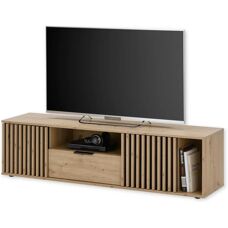 STOLKOM Chiara Eichen-Dekor TV-Schrank - 150cm Schwarz