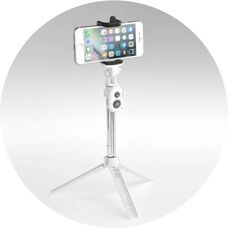 Μπλε Selfie Stick Forcell με Τρίποδο και Τηλεχειριστήριο - Selfie Stick