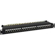 Panel de conexión Alantec PKL001 - 24 puertos, negro, 1U