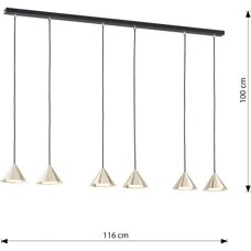 EMIBIG Elit 6-fach LED Hängeleuchte - Modernes Design