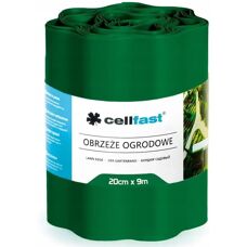 Cellfast Gartenbord, dunkelgrün, 20cm x 9m - Gartenrand