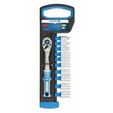 Conjunto de soquetes Högert HT1R334 - 11mm a 13mm, 72 dentes