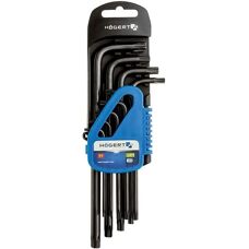 Högert Technik - Torx Keys Set T10-T50 - Steel S2 - Durable
