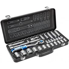 Set di attrezzi Högert HT1R480 - 29 pezzi, kit 1/2" e 3/8"
