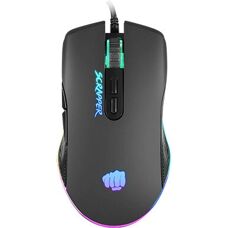 Natec Fury Gaming-Maus - 6400 DPI, RGB, Beidhändig