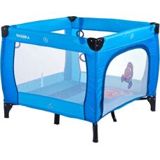 Caretero Quadra Laufstall - 2-in-1 Reisebett & Spielplatz