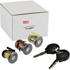 NTY Car lock set - includes 3 cylinders, 2 keys - Peugeot 206