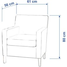 Dekoria IKEA Karlstad Bezüge - Olivgrün - Polsterüberzug