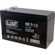 Akumulator MegaBat MB 9-12 UPS - 12V 9Ah, Kompakt, Niezawodny