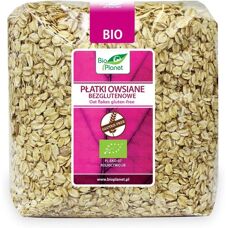 BIO PLANET Organiczne bezglutenowe płatki owsiane 1kg