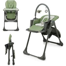 Chaise Haute Kinderkraft Tummie Verte - Siège Bébé - Publicité