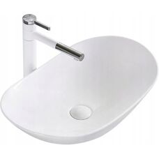 Lavabo de cerámica sanitaria Rea Royal 60 - Lavabo de baño