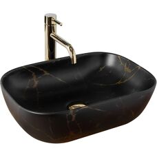 Lavabo de Encimera Rea Belinda Negro Mate - Lavabo