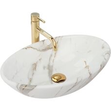 Rea Pamela Shiny Aiax High-Quality Countertop Washbasin