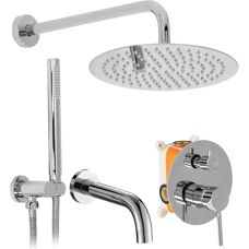 Conjunto de Ducha Rea Lungo Cromado - Accesorios de Baño