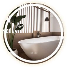 Lustro REA 50cm Chrom - Nowoczesne LED Lustro