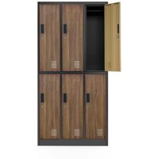 Jan Nowak Eco Metall-Speicher-Schrank - 6-Fach Stahlspind