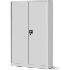 Jan Nowak Büroschrank - 115x40x185 cm - Grau - Modell JAN II
