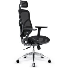 DCR Diablo V-Basic Herní Židle - Ergonomická Černá Kancelářská Židle