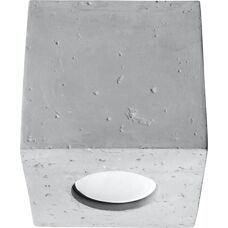 Sollux Lighting Quad - Geometrisch Betonnen Plafondlamp