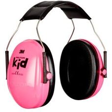 3M Neon Rosa Barne Høreverner - Hodebånd, Støyvern 87-98dB
