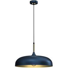 Milagro Lincoln Blue Pendant Lamp - Minimalist E27 Light