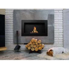 Bysil Ścienny biopaliwowy kominek - Certyfikat TÜV, ekologiczny, regulowana wysokość płomienia