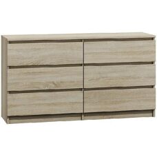 Topeshop M6 140 Sonoma 2X3 Commode - Rangement Chambre - Publicité