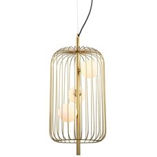 Italux Hayden Moderne Pendelleuchte - 3 Licht Gold Weiß