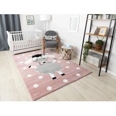 Alfombra PETIT DOLLY Rosa - Alfombra infantil 180x270 cm
