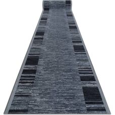 Alfombra de pasillo gris DYWANY LUSZCZOW Adagio 90x870cm