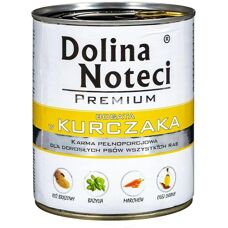 Dolina Noteci Prémium Csirke - Párizsi kutyaeledel - 800 g