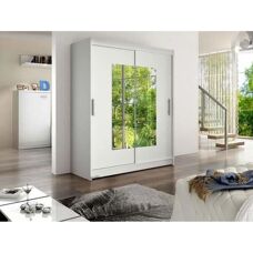 MUEBLES Atlanta 104 Armario Correderas Blanco - Wardrobe