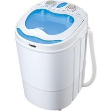 Adler Mesko Home MS 8053 Πλυντήριο Ρούχων Top-Load 3 Kg Μπλε, Λευκό, Γκρι