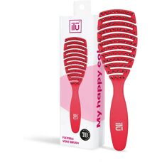 Brosse à Vent Flexible Ilū - Rose Rose - Démêlant - Publicité