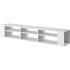 Selsey Weri Mueble de TV moderno de pared - 175cm Blanco