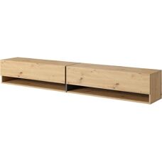 Selsey Mirrgo - Mobile TV in rovere artigianale - 200cm