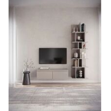 Selsey - BEMMI - Wandmontierter TV-Schrank - 100cm - Greige