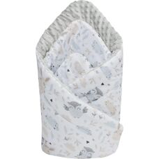 Medi Partners Baby Wrap - 75x75 Cotone e Minky - Baby Wrap