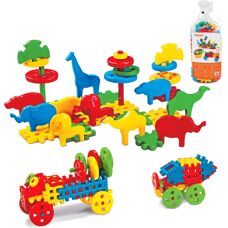 Marioinex Modell Mix 100 - Konstruktionssteine für Kinder