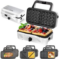 Grille-sandwich MPM MOP-33M 3 en 1 - Gaufres et Grill - Publicité