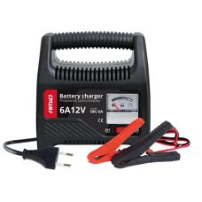 Cargador de batería AMiO SBC-6A 02085 - Portátil, 12V, 6A