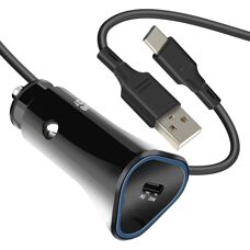 Chargeur voiture Blue Star - 20W USB-C + Câble - Publicité