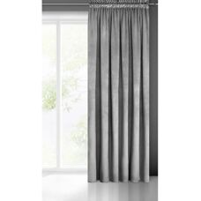Cortina de terciopelo unisex Eurofirany - 140x300 cm - Gris