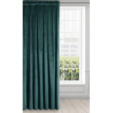Eurofirany Modell 386698 Turkos Sammet Gardin - Gardin