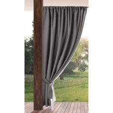 Eurofirany Drape - Unisex - Szary - 155x200cm - Firanka
