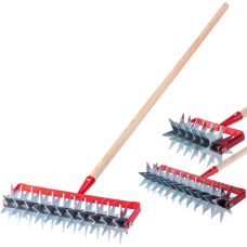 KADAX Ręczny Kultywator - Rozluźnia Glebę, Aerator Ogrodowy - 145cm Obrotowy