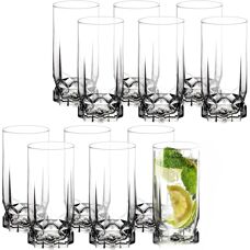 KADAX 12x Vasos 325ml para Bebidas - Juego de Vasos Altos