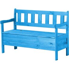 Kadax Gartensitzbank - 120cm, Stauraum, Klassisches Design